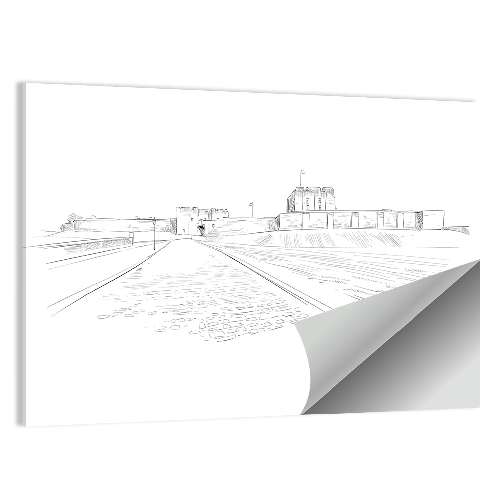 Carlisle Castle Sketch Wall Art