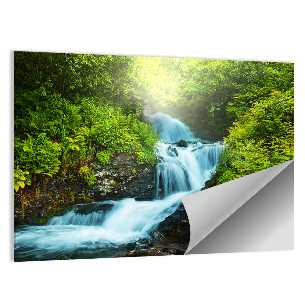 Forest Creek Waterfall Wall Art