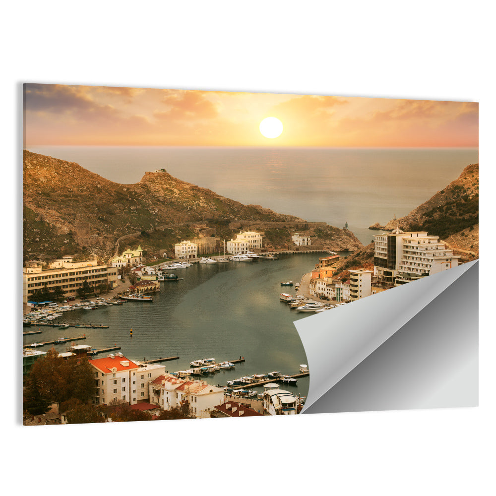 Balaklava Bay at Sunset Wall Art