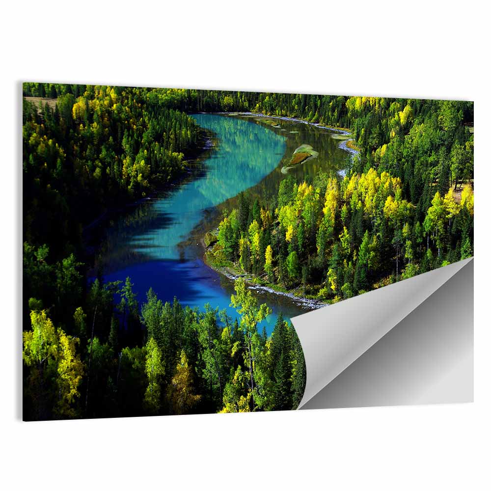 Moon Bay at Kanak Lake Wall Art