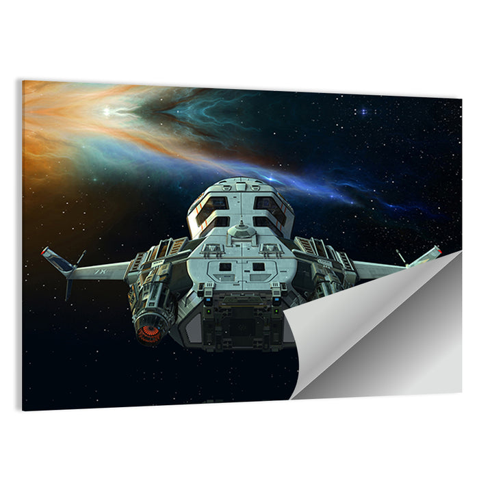Starship Closeup Wall Art as a poster print
