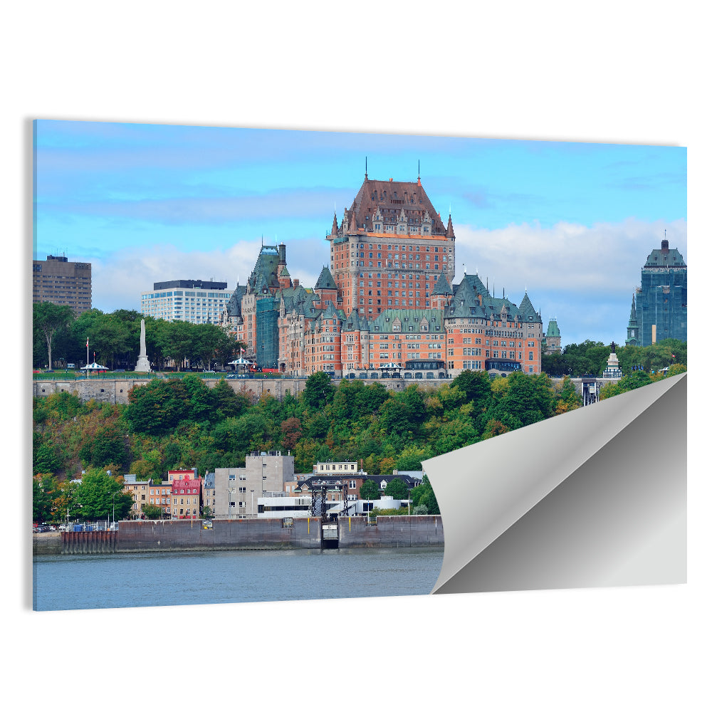 Quebec City Skyline with Chateau Frontenac Wall Art