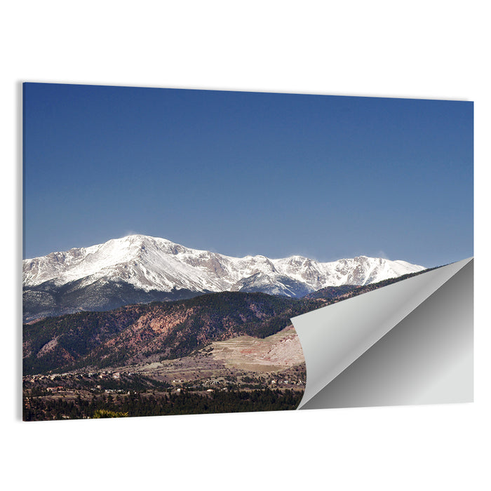 Pikes Peak Landscape Wall Art as a poster print