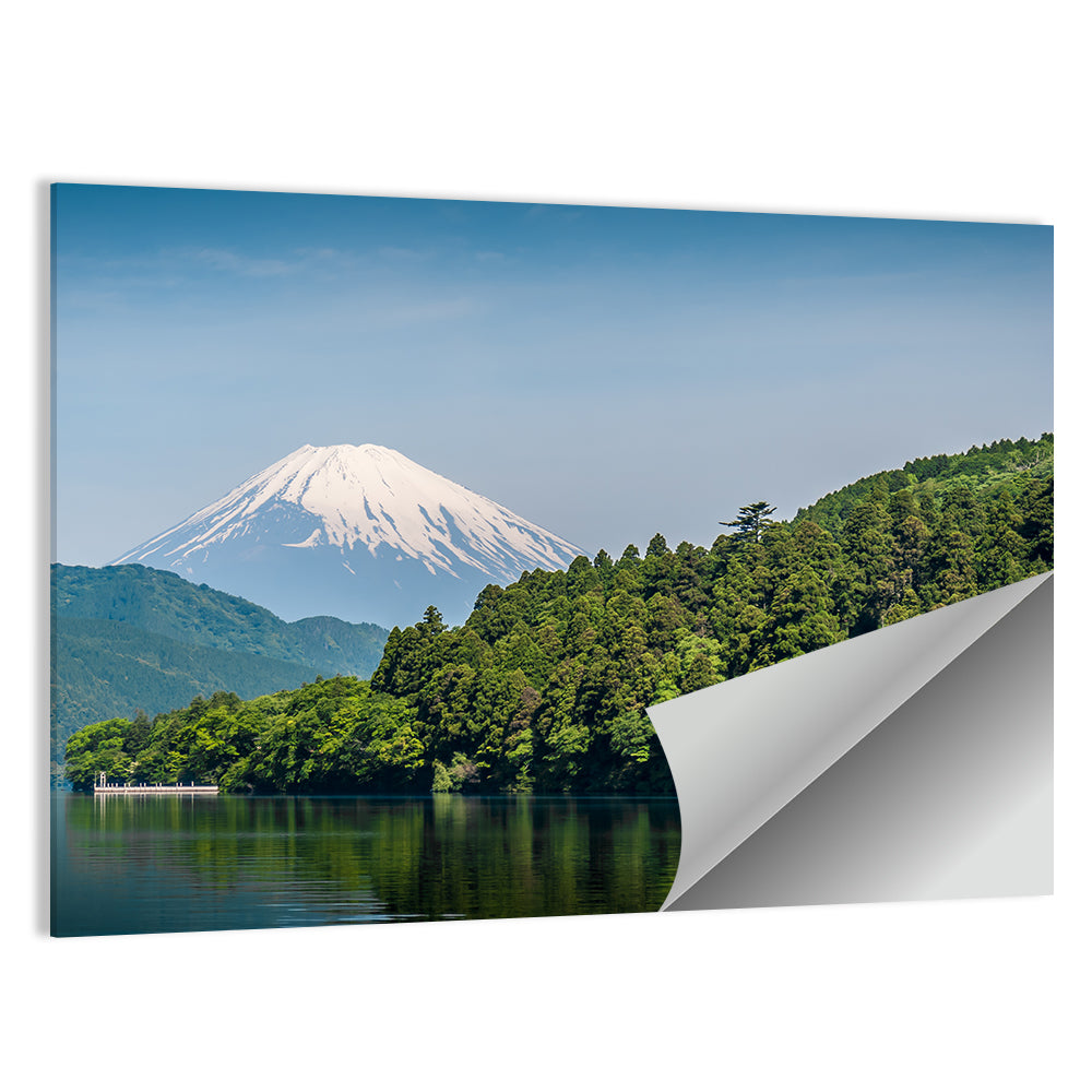 Mount Fuji Over Lake Ashi Wall Art