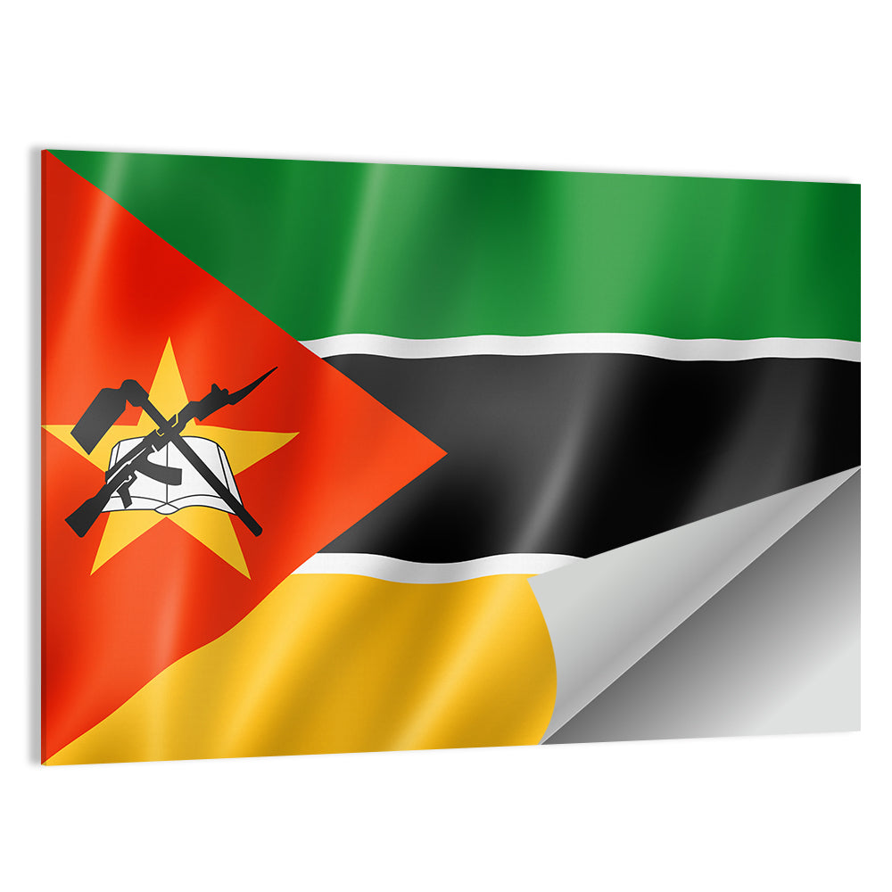Mozambique National Flag Wall Art