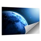 Planet Earth in Space Wall Art