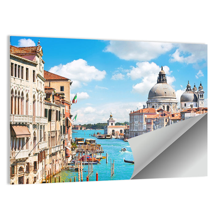 Grand Canal with Santa Maria Della Salute Wall Art as a poster print