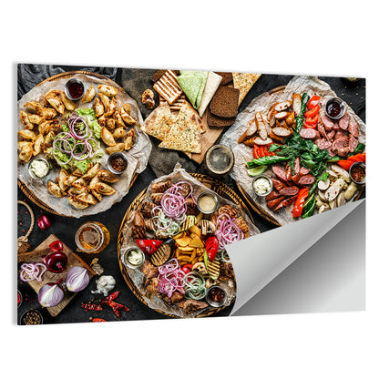 Savory Appetizer Spread Wall Art
