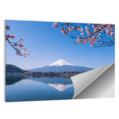 Mount Fuji Reflection, Fujikawaguchiko Wall Art