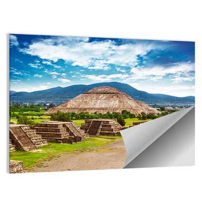 Teotihuacan Pyramid Ruins Wall Art