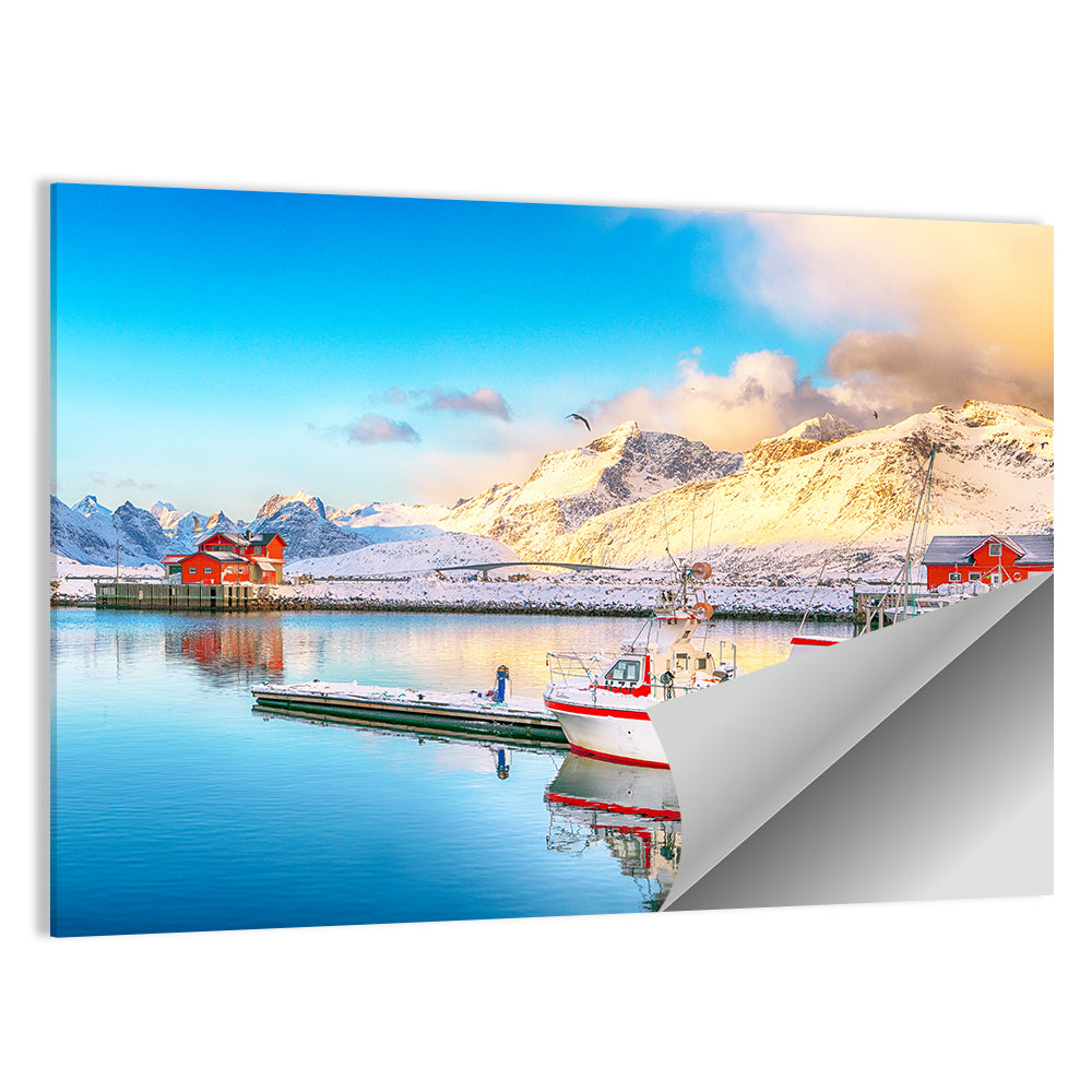 Ramberg Harbor Sunrise Wall Art