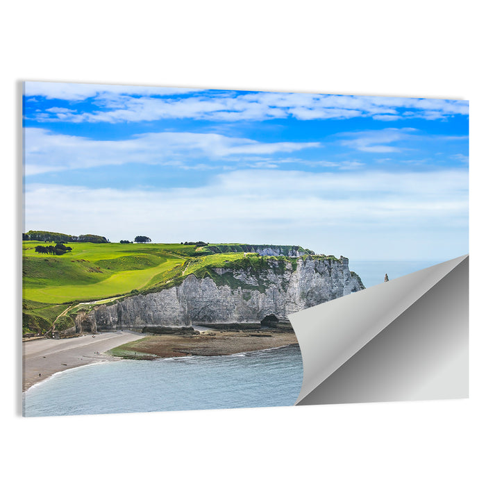 Étretat Porte D'aval Cliff Wall Art as a poster print