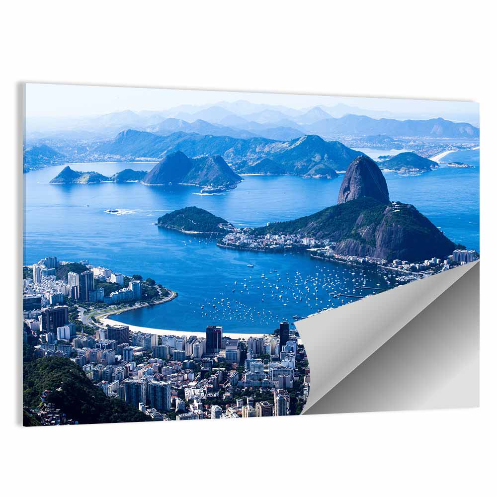 Sugarloaf Mountain and Botafogo Bay Wall Art