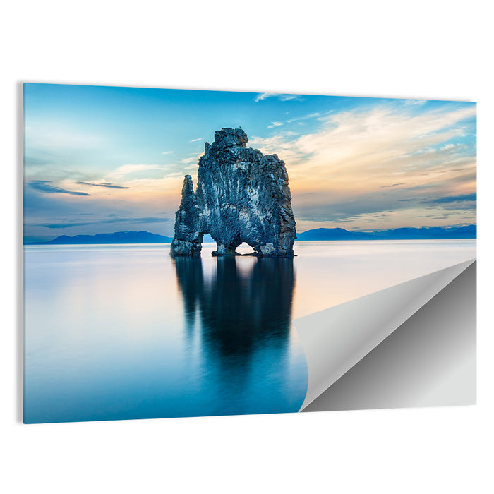 Hvítserkur Sea Stack, Hvammstangi Iceland Wall Art as a poster print