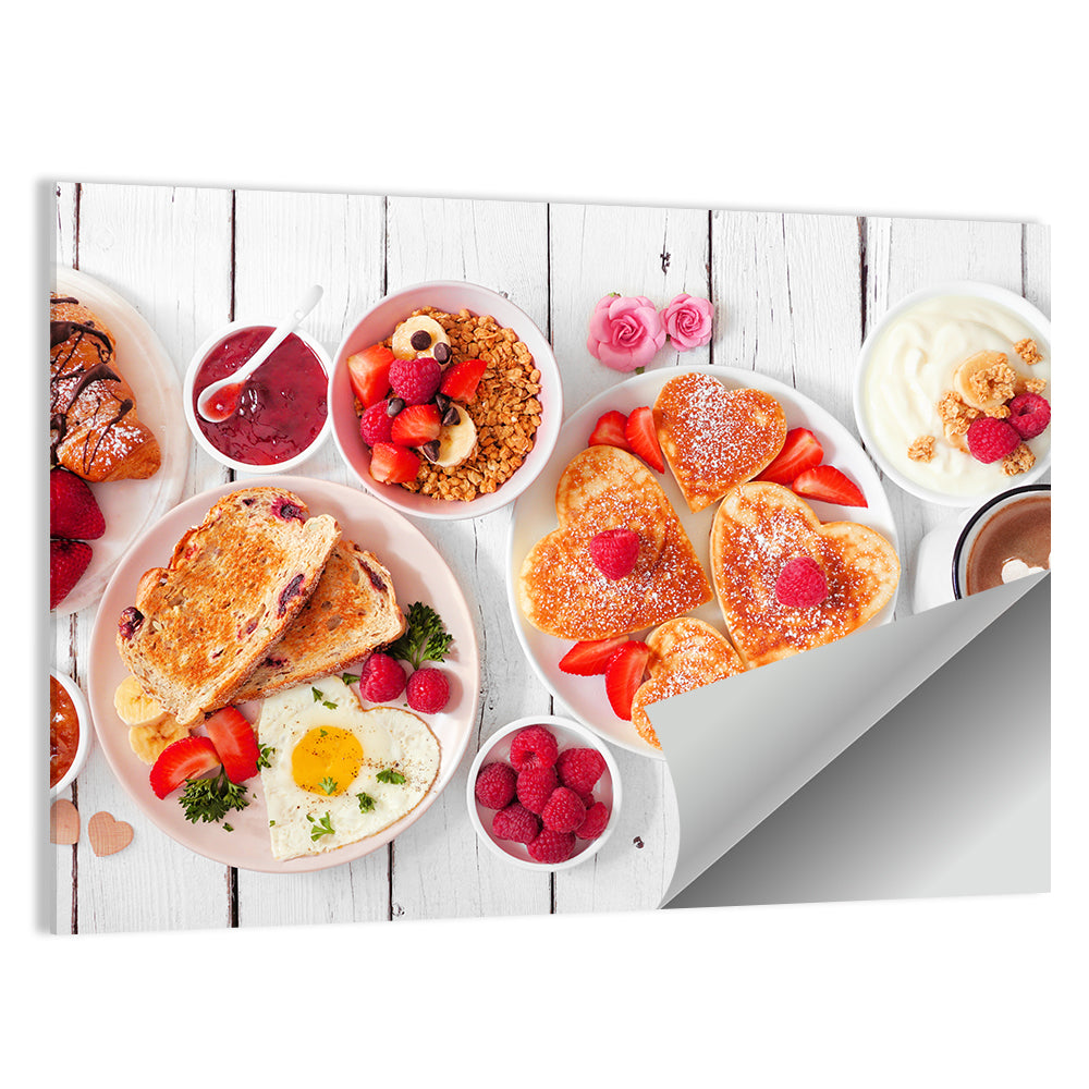 Valentines Breakfast Wall Art