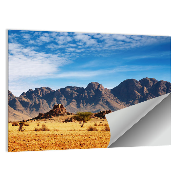 Namib Desert Rocks Wall Art as a poster print