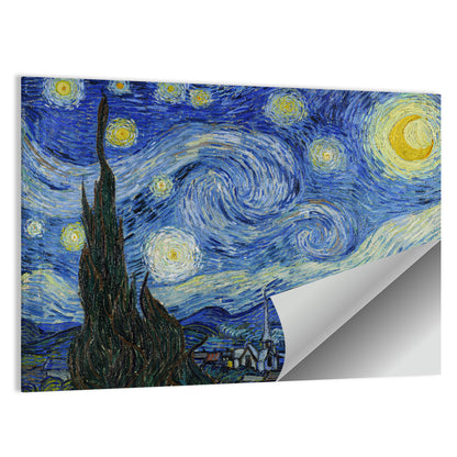 Starry Night Over Saint-rémy Wall Art