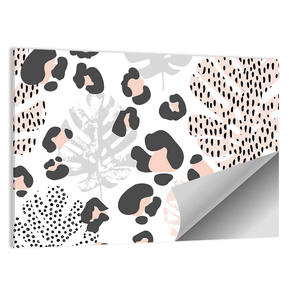 Tropical Leaves Pattern Wall Art