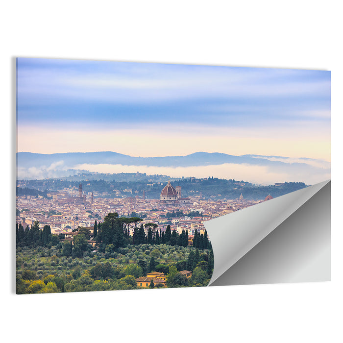 Florence Cathedral Dome View Wall Art as a poster print