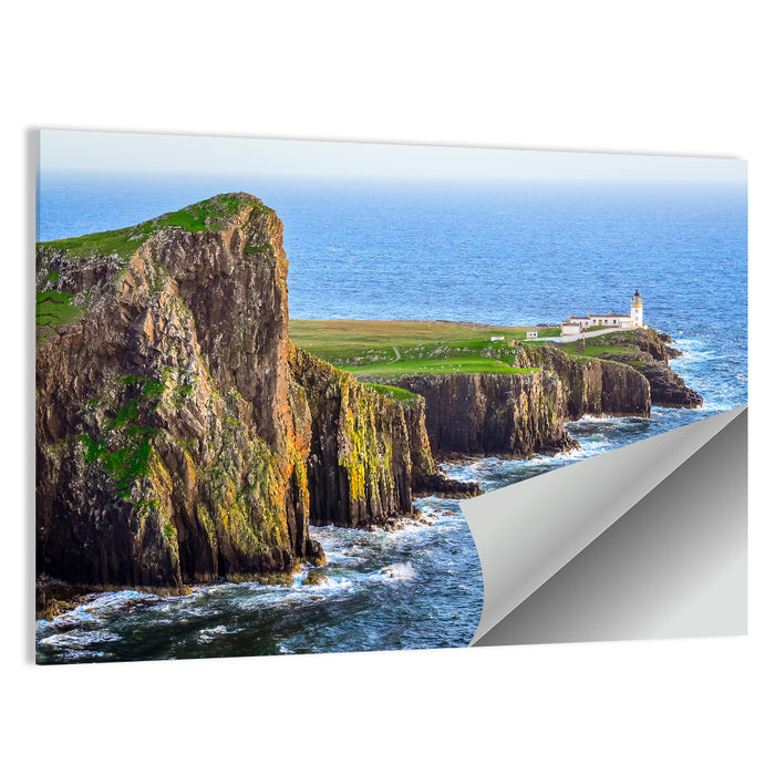 Neist Point Headland Lighthouse Wall Art as a poster print