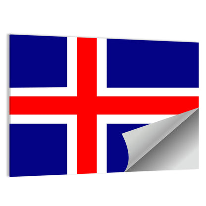 Flag Of Iceland Wall Art