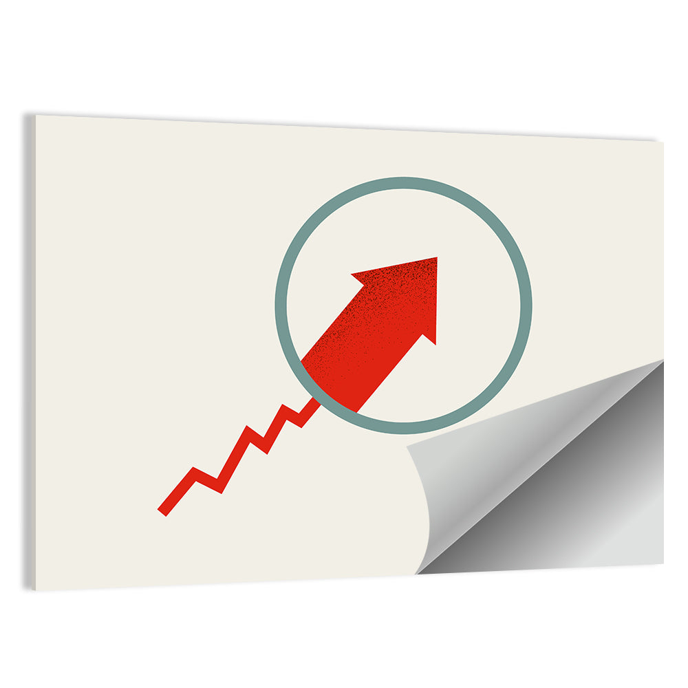 Market Growth Arrow Wall Art
