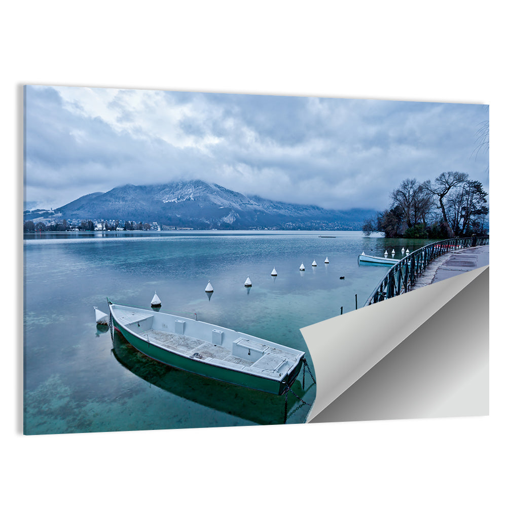 Lake Annecy Promenade View Wall Art