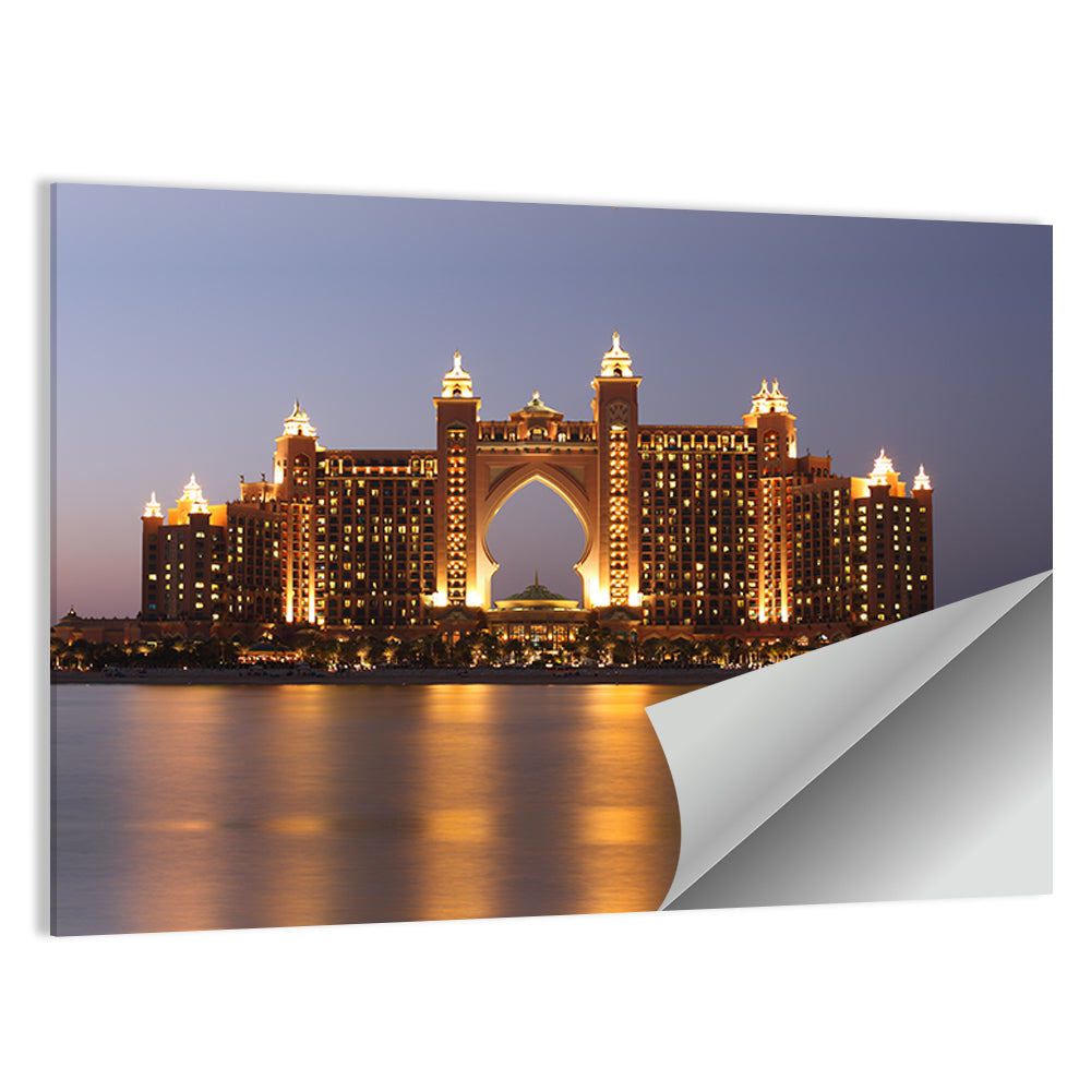 Atlantis the Palm at Night Wall Art