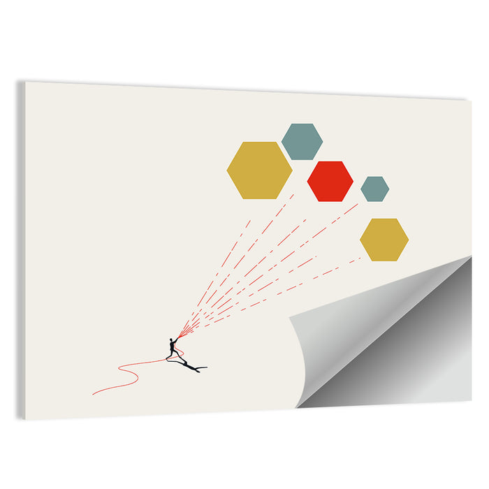 Big Data Analysis Concept Wall Art as a poster print