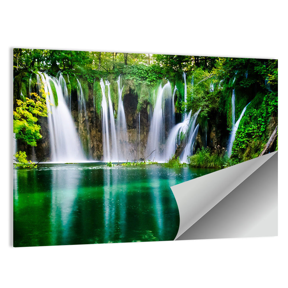 Plitvice Lakes Waterfalls Wall Art