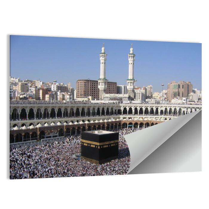 Kaaba at Masjid Al-haram Wall Art as a poster print