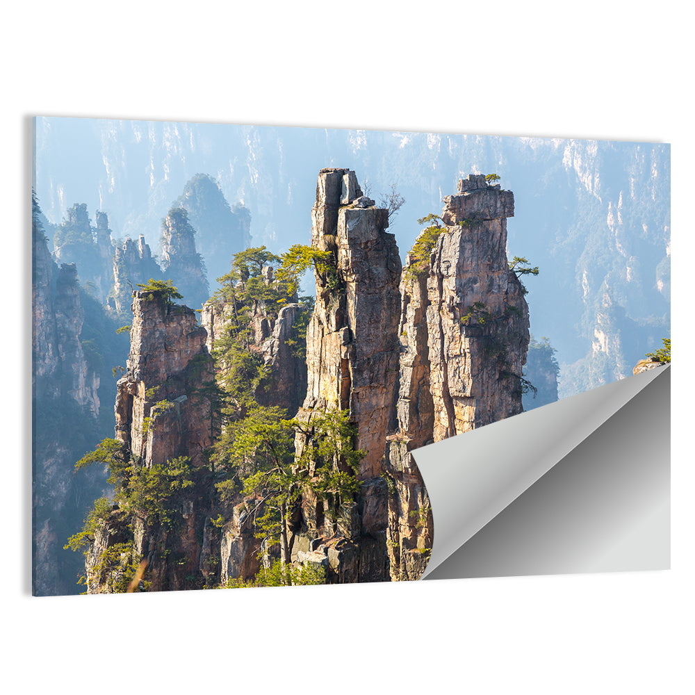 Zhangjiajie Sandstone Pillars Wall Art