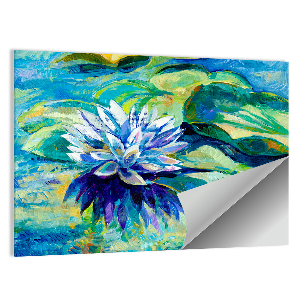 Impressionist Water Lily Study Wall Art