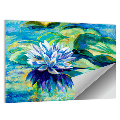 Impressionist Water Lily Study Wall Art