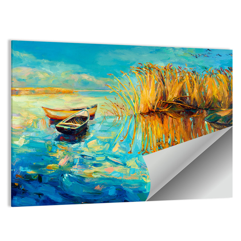 Lake and Fern Wall Art