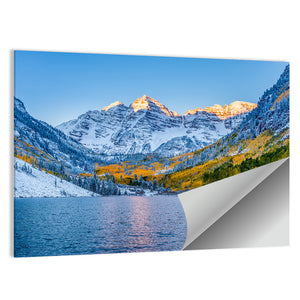 Maroon Bells At Sunrise Wall Art