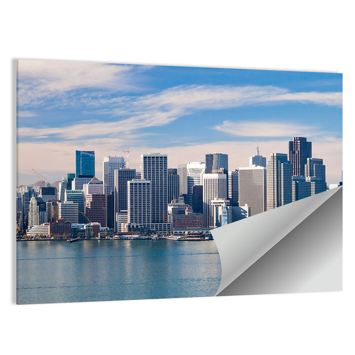 San Francisco Skyline Wall Art as a poster print