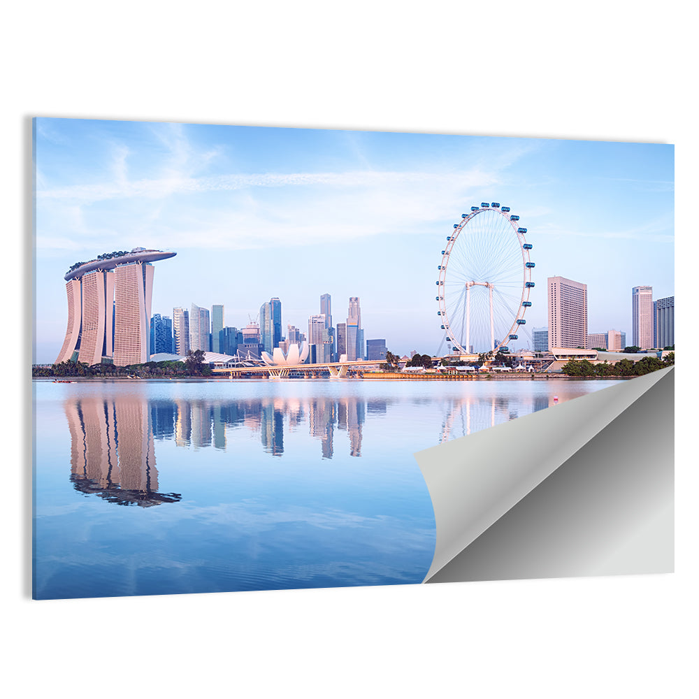 Singapore Marina Bay Skyline Wall Art