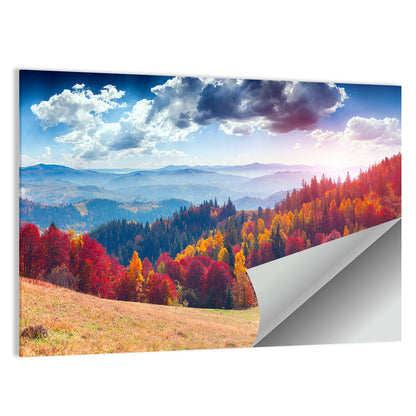 Autumn In Carpathians Ukraine Wall Art