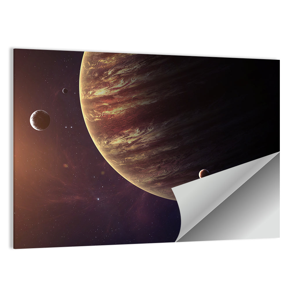 Jupiter from Space Wall Art