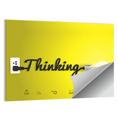 Thinking Cord Typography Wall Art