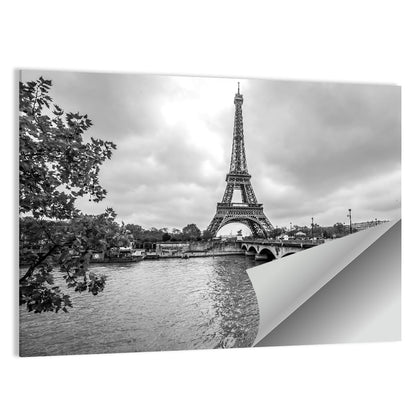 Eiffel Tower from the Seine Wall Art