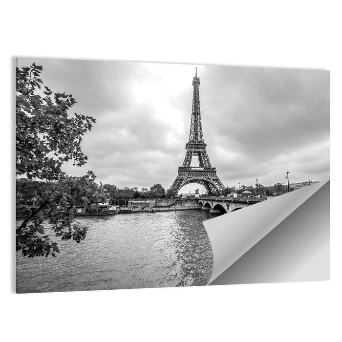 Eiffel Tower from the Seine Wall Art as a poster print