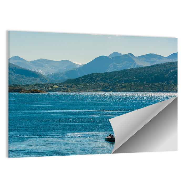 Atlantic View in Norway Wall Art as a poster print