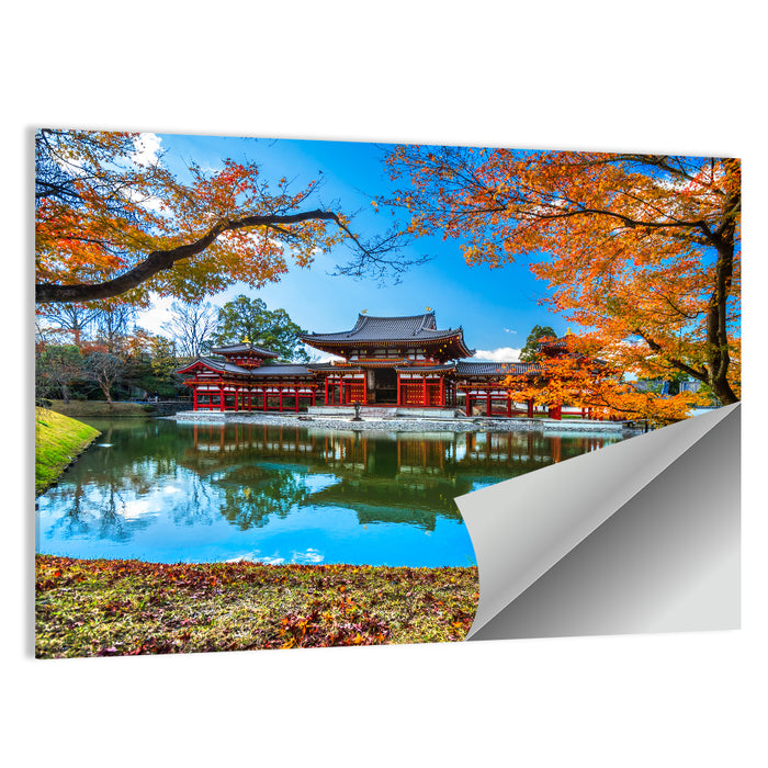 Byodo-in Temple Phoenix Hall Wall Art as a poster print