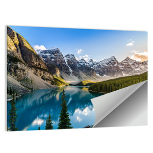 Moraine Lake In Canadian Rocky Mountain Wall Art