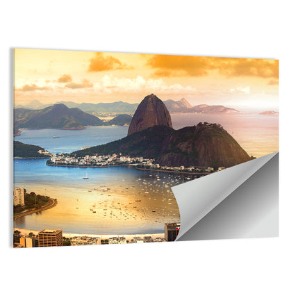 Rio Twilight Over Sugarloaf Mountain Wall Art