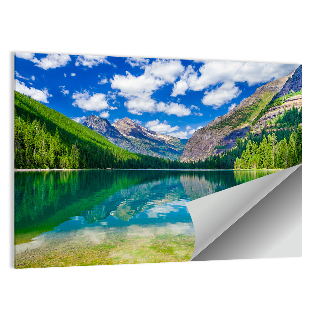 Avalanche Lake Reflection, Glacier National Park Wall Art