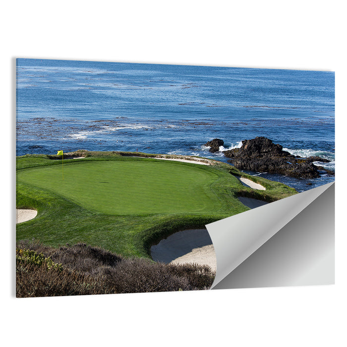 Pebble Beach Seventh Hole Wall Art as a poster print