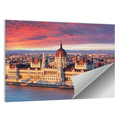 Hungarian Parliament at Dawn Wall Art